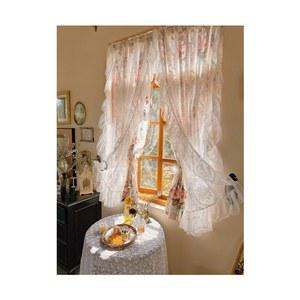 빈티지커튼 꽃 쉬폰 공주풍 거실 빈티지 패턴 내추럴 린넨 핀형