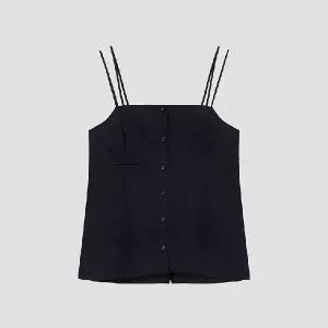 [롯데백화점]리스트 버튼 슬리브리스 블라우스 (TWWBLP62230)