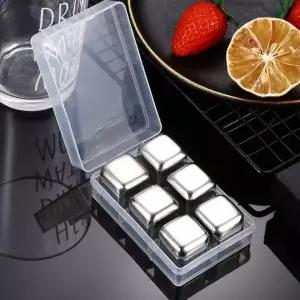 아이스큐브 6p 세트 사각 스텐 얼음틀