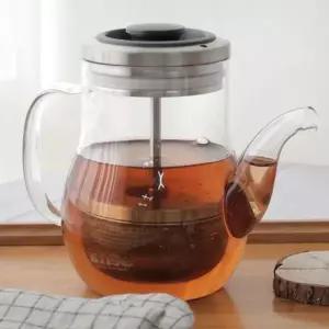 유리 티포트 찻주전자 480ml 티주전자 홈카페 티팟