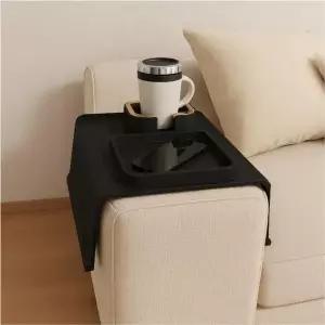 논슬립 쇼파 팔걸이 컵홀더 트레이 거치 수납 받침대 쇼파 테이블