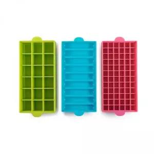 얼음틀 3단 실리콘 아이스 트레이 얼음 보관함