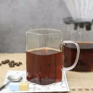 유리컵 머그컵 내열 커피잔 사각 270ml 4p