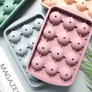 얼음틀 원형 12구 실리콘 아이스 몰드 하이볼 얼음트레이