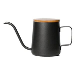 드립커피 주전자 소형 얇은 마우스 티포트 주방 나무 방지 메이커 손잡이 EXPRESSO