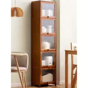 틈새 주방 그릇장 진열장 원목 장식장 찬장 부엌 미닫이 유리 선반 엔틱 서랍 찻장