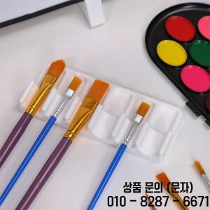 3D 프린팅 페인트 브러시 받침대 플라스틱 물감 트레이 패드 수채화 유화 아크릴