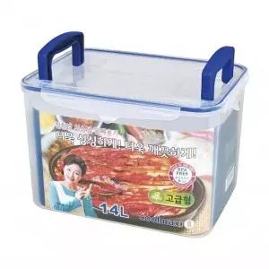 밀폐용기 14.0L 38호 김치통 반찬통 찬통 냉장고용기 직사각 국민