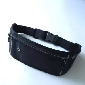초경량 남여공용 힙색 블랙 허리가방 조깅 런닝벨트 J7