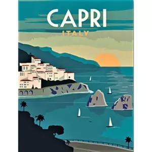 피포페인팅 P4-41 세계명소 카프리 DIY 명화 그림 그리기 풍경그림 캔버스그리기