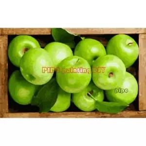 피포페인팅 행복 돈 복을 부르는 사과 65x40 대형 DIY 명화 명화그리기 그림 현관복도