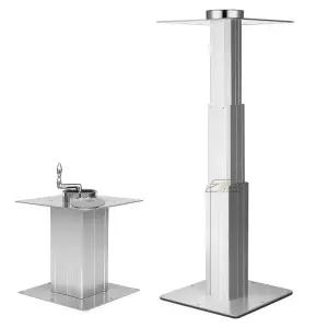 카라반 리프트 테이블 식탁 조절 캠핑카 높낮이 실내 접이식 차박 보조 탁자 트레일러