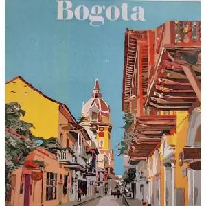 피포페인팅 P4-54 세계명소시리즈 보고타 30x40 DIY명화그리기 아트 캔버스 유화DIY