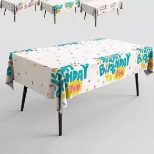 커버 축하 방수 파티 테이블보 일회용 식탁보 생일 파티장식