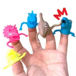 공룡 핑거토이세트 손가락피규어인형 6개 공룡학습 어린이집교구 고대동물 공룡인형