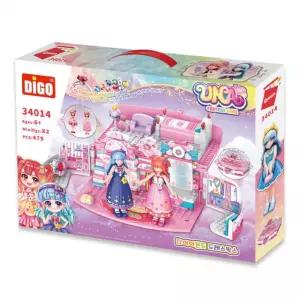 디고 유나 다이아몬드 드레스박스 블럭완구 EQ 집중력 창의력 유치원블록 IQ 토이