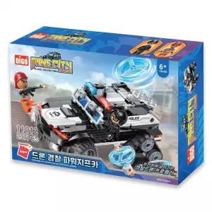 디고 마인시티 드론 경찰 파워지프카 자동차조립블럭 IQ 창의력 유아블럭 놀이 블록