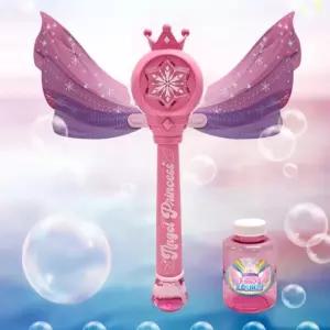 엔젤 프린세스 요술봉 자동버블 비눗방울놀이 안새는 비누방울놀이 어린이선물