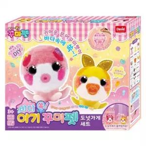 꾸미펫 바다쏙 아기꾸미펫 도넛가게 가게놀이 음식팔기 역할 음식점놀이 여자아이