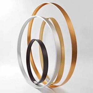 원형 액자 프레임 골드 십자수 캔버스 틀 유화 40cm 메탈