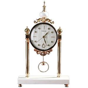 럭셔리 대리석 스탠드 무소음 특이한시계 미니멀 스탠드업 소파 디지털 정 계 b2