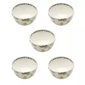 본차이나 밥그릇 공기 식기 밥공기 찬기 세트 목련 5P 밥그릇