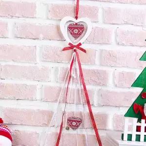 인테리어조경 하트 나무장식 리본 diy재료