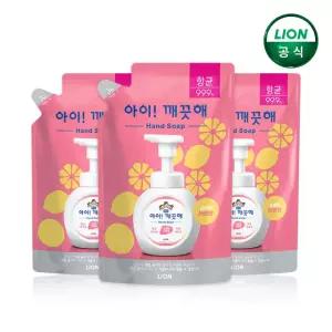 아이깨끗해 핸드워시 레몬 450ml 리필x3개
