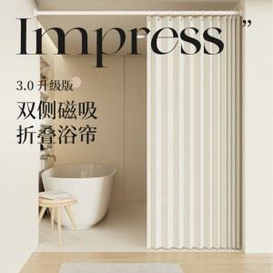 샤워커튼 러브트리스 접이식 파티션 자바라 방수