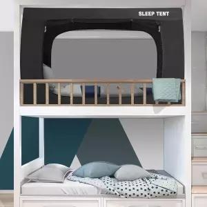 와 성인을 위한 침대 텐트 트윈 캐노피 - 휴대용 드림 실내 수면 93 암막