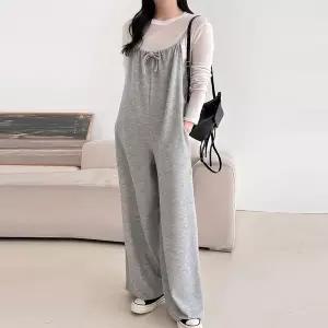 [유어하젤] 셀렌 와이드  오버롤 스판 점프슈트_S4675