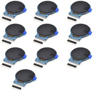 TFT 디스플레이 1 28 용 4 SPI 라운드 Arduino LCD RGB 인터페이스 인치 모듈 와이어 드라이버 240 PCB 240x240 GC9A01