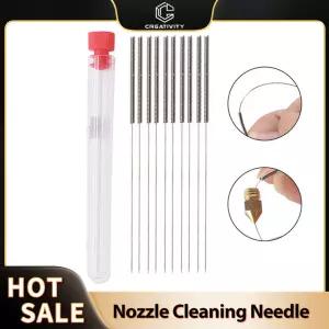 10PC 노즐 청소 바늘 MK8/V6/화산 Ender3 Labx1 3d 프린터 용 0.2/0.3/0.35/0.4mm 도구 드릴