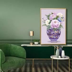 목단그림액자 풍수그림 돈들어오는 꽃그림 A2 PEOVA4