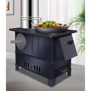 캠핑 주물난로 리버스 난로 난방 아파트 무쇠 난방기