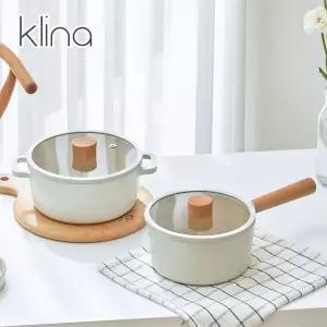 [NS홈쇼핑]클리나 루아 IH 인덕션 냄비 2종세트(편수18+양수20)[35803962]