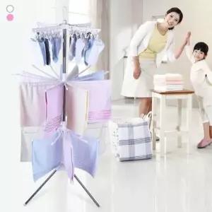 실내건조대 키밍 다용도 수건 건조대 3단 회전 빨래건조대