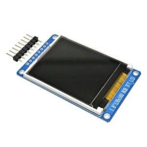 1 8 인치 풀 컬러 128x160 SPI TFT LCD 디스플레이 모듈 ST7735S 3 3V Arduino 용 OLED 전원 공급 장치 교체