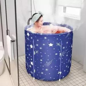 접이식욕조 개인 미니 이동식 성인 접이식 반신욕기 사우나 욕조