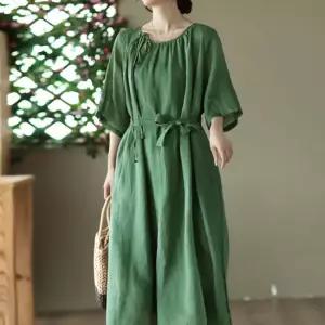 쥬얼 셔링 린넨 원피스_RC2OP111