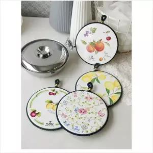 D14 에지리 후르츠 냄비받침 장식 부엌인테리어 부엌냄비받침