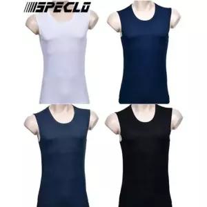 부드러운 남성 골지 스판 머슬티 런닝