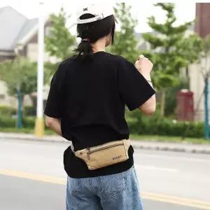 [반애] 크로스조절 힙색 가방 마라톤 러닝 산책 여행 소지품 미니백