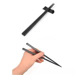 블랙 멜라민 일식 한식 업소용 젓가락 24cm 2호