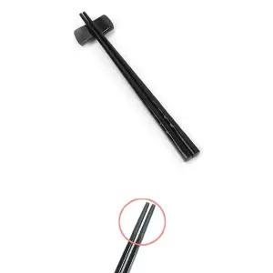 블랙 멜라민 일식 한식 업소용 젓가락 22.5cm 4호