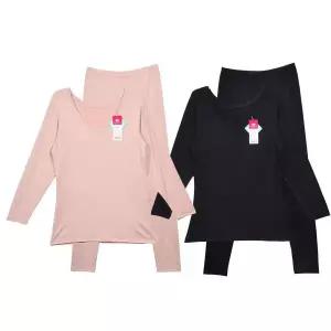 겨울 기능성 여자발열내의세트 동내의 얇은 내복 정전기방지