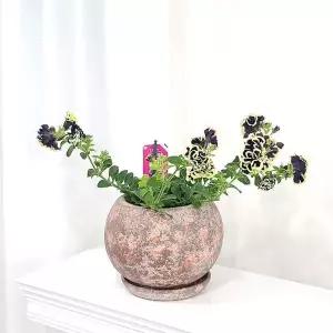 빈티지 토분 원형 모던 미니 화분 인테리어 소품 16x15cm