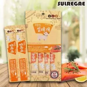 설레개 연어 (15g x 4p) (강아지 간식) 강아지 애완용품