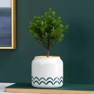 도자기 물결 포레스트 미니 화분 선인장화분