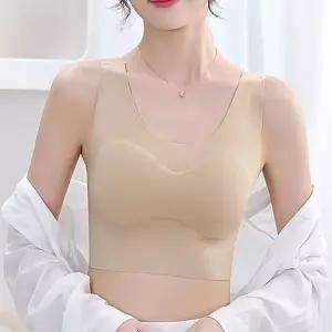 트루리즈 피넛 플랫브라 얇은패드 납작 브라탑 런닝 햄라인 노라인